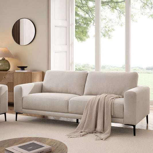 Dusk 3 Seater Cream Sofa