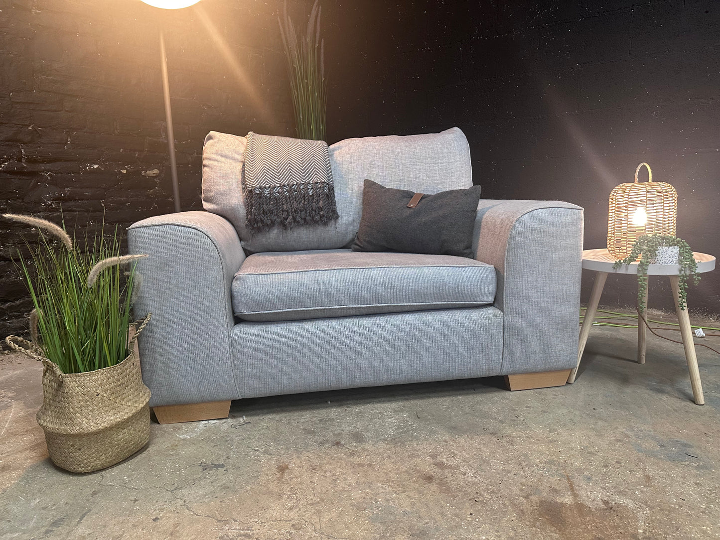 Barker and Stonehouse Love Seat - grey mix