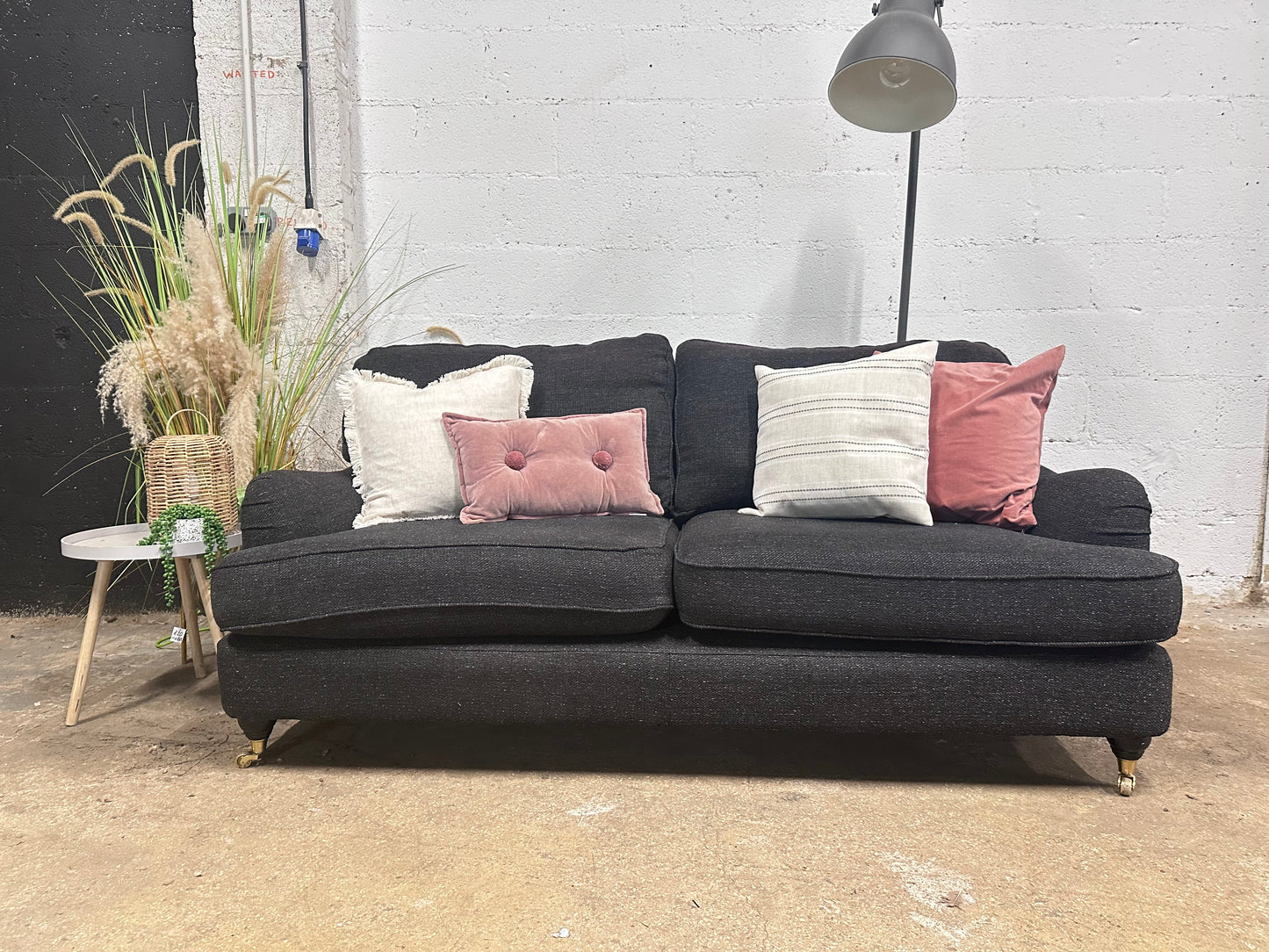 Next Coal Charcoal 2.5 Seater