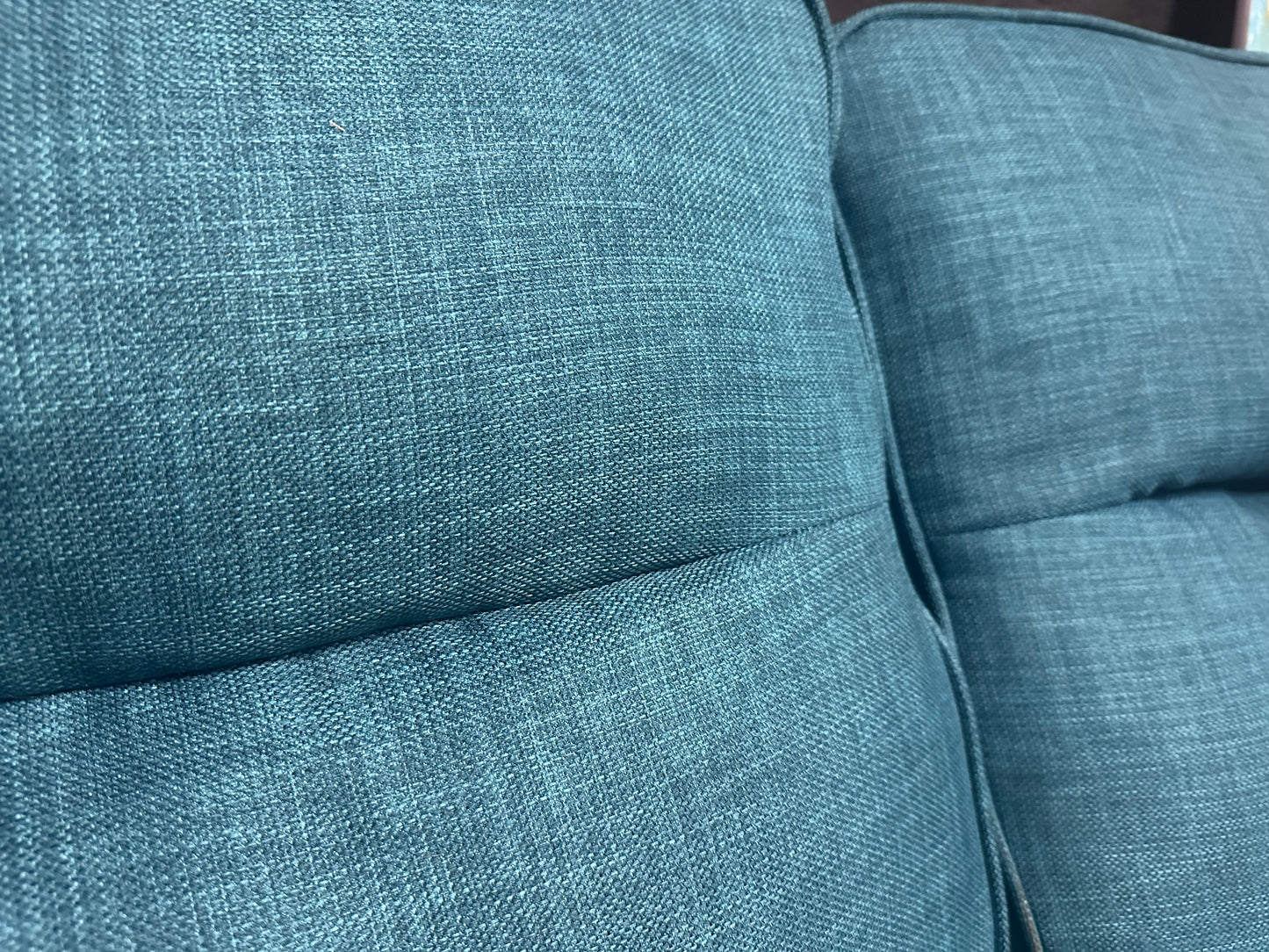 Dfs Teal 3 and chair - Pre loved