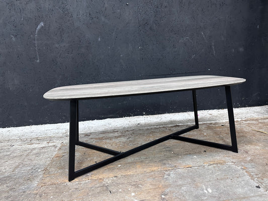Oak furniture wood effect heat resistant coffee table NEW