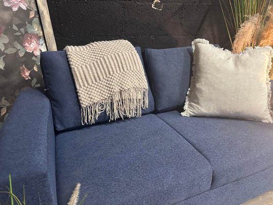 NEW Blue 2 Seater Sofa (2 X chairs also available)
