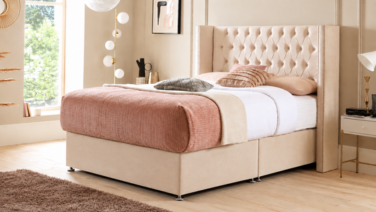 Dfs Aldridge Non Storage Double Bed - Mink