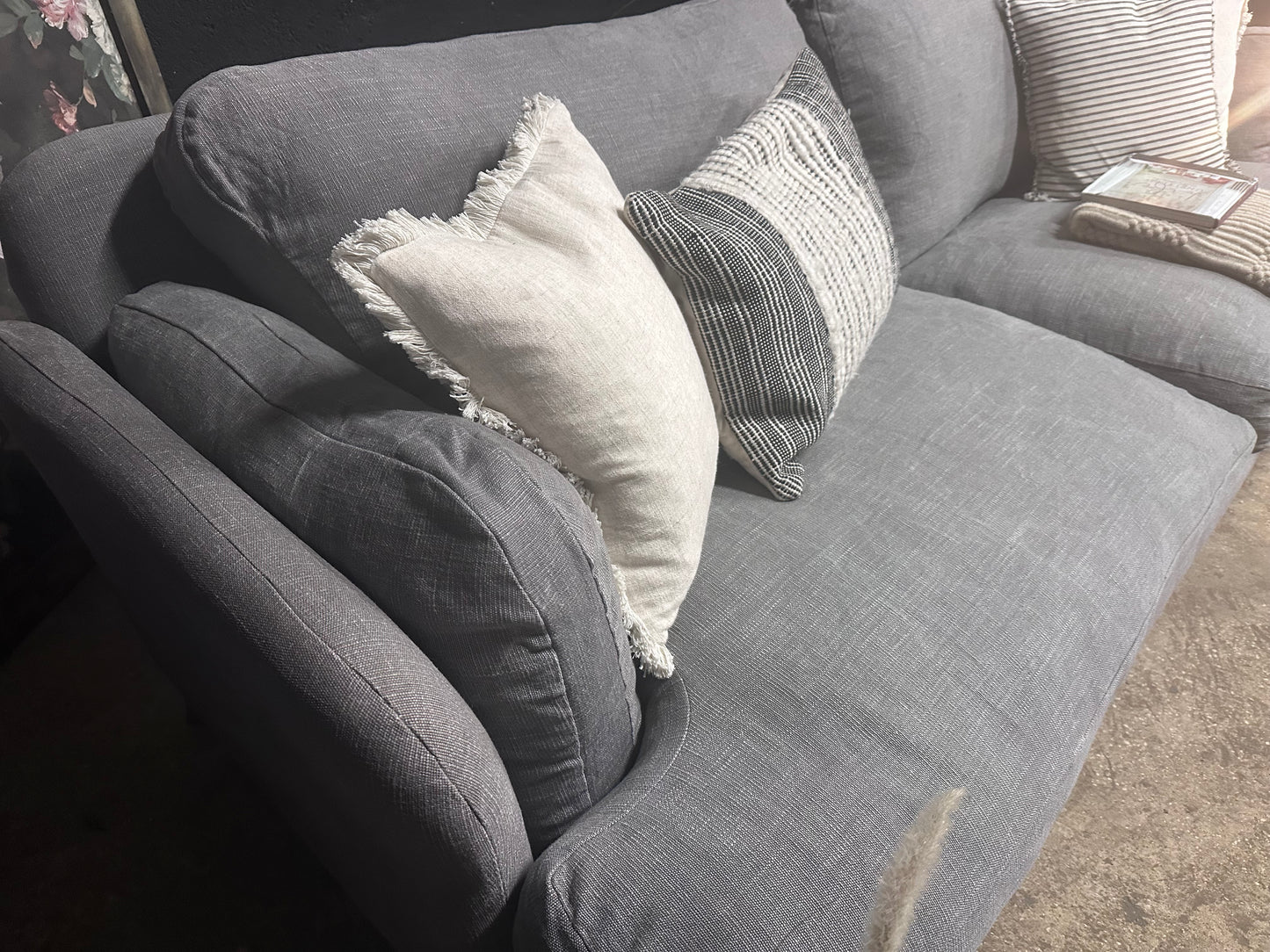 Loaf.com Extra Large Smithy Sofa in Clever Launered Linen