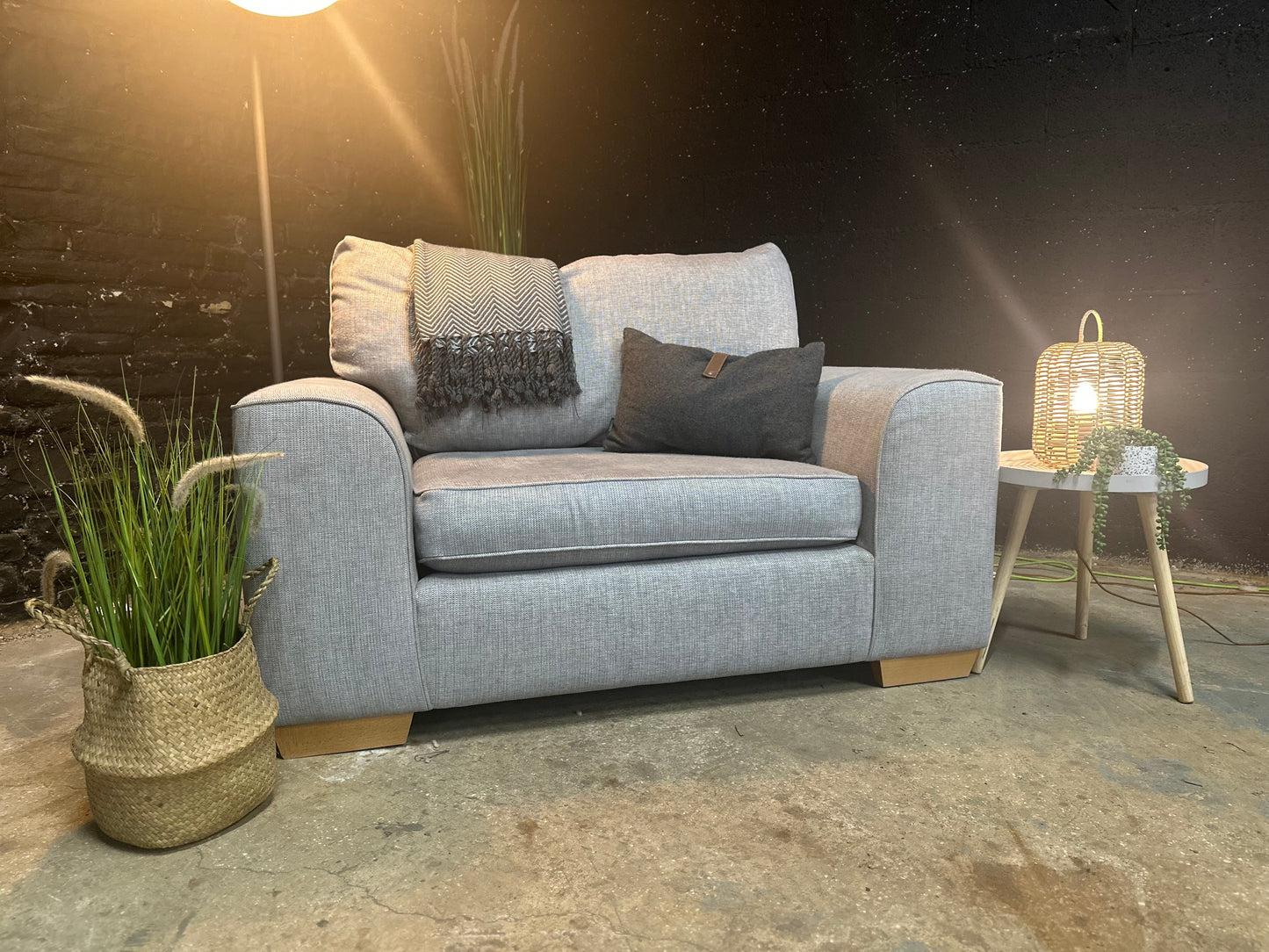 Barker and Stonehouse Love Seat - grey mix