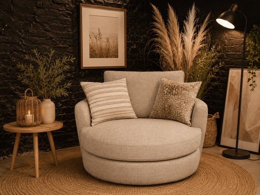 Dfs Sophia Cuddler in Stone Combination