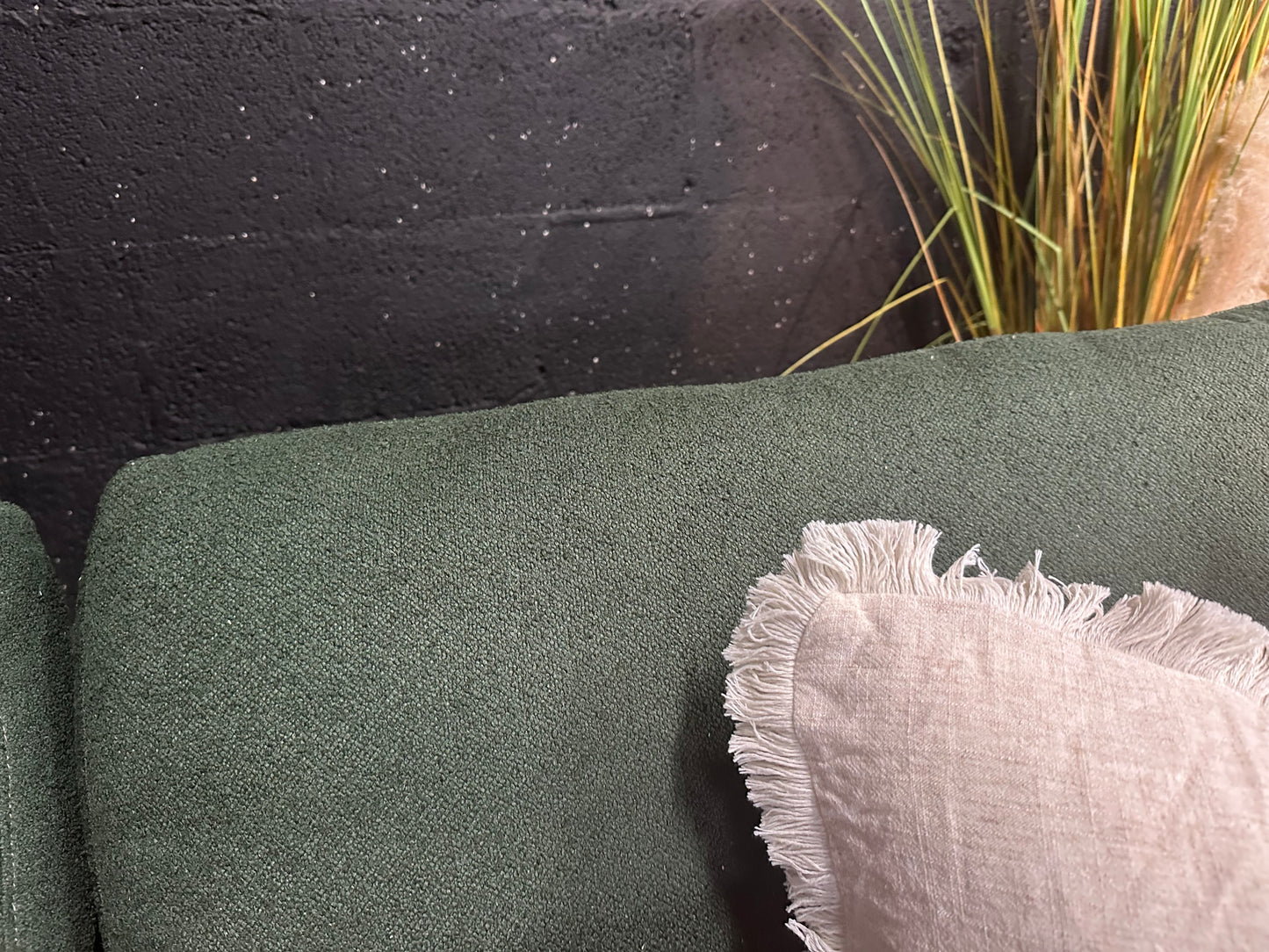 DFS Forest Green cinema Sofa