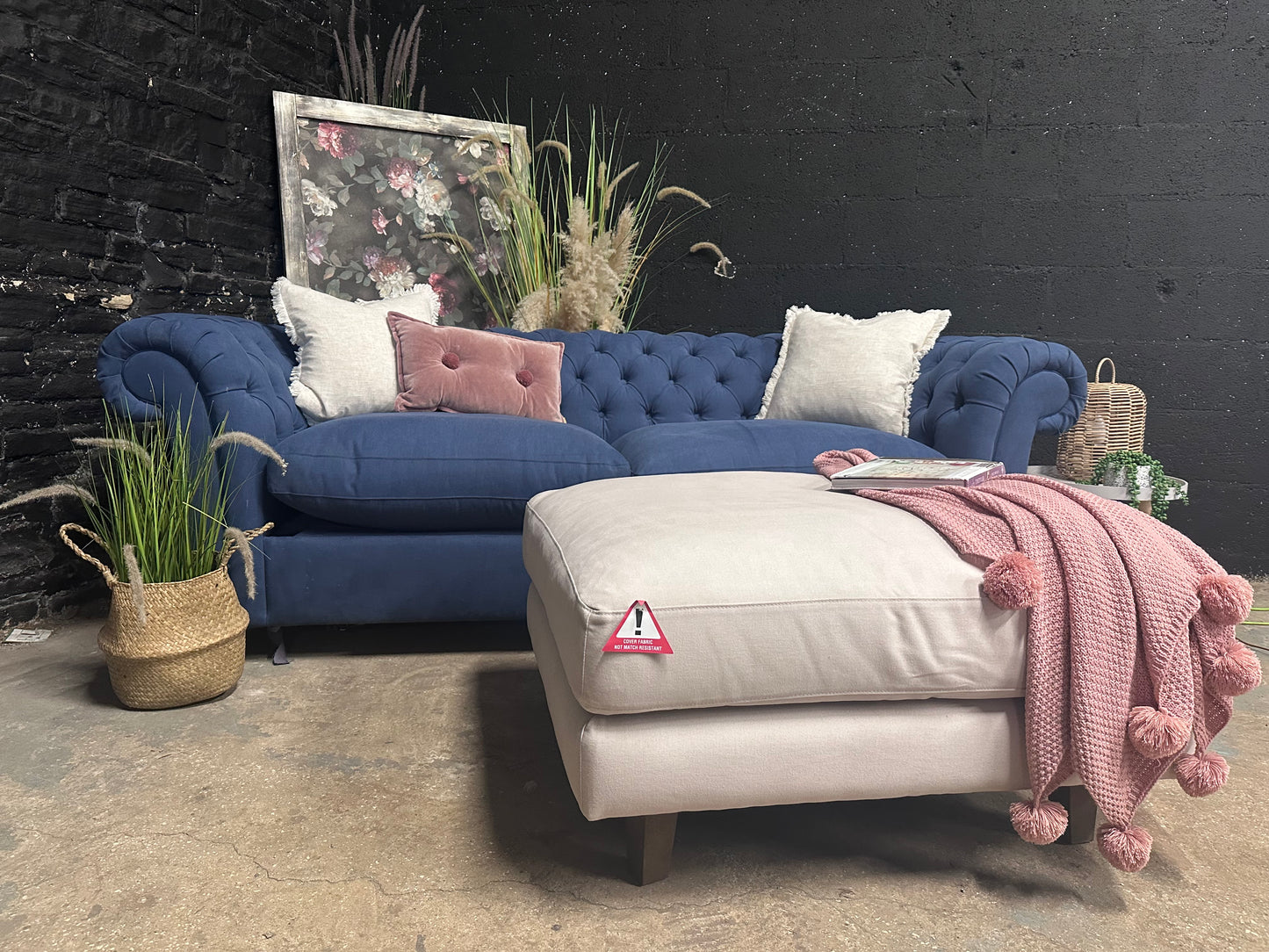 John Lewis Cromwell Double Sofa Bed - Smart Blue