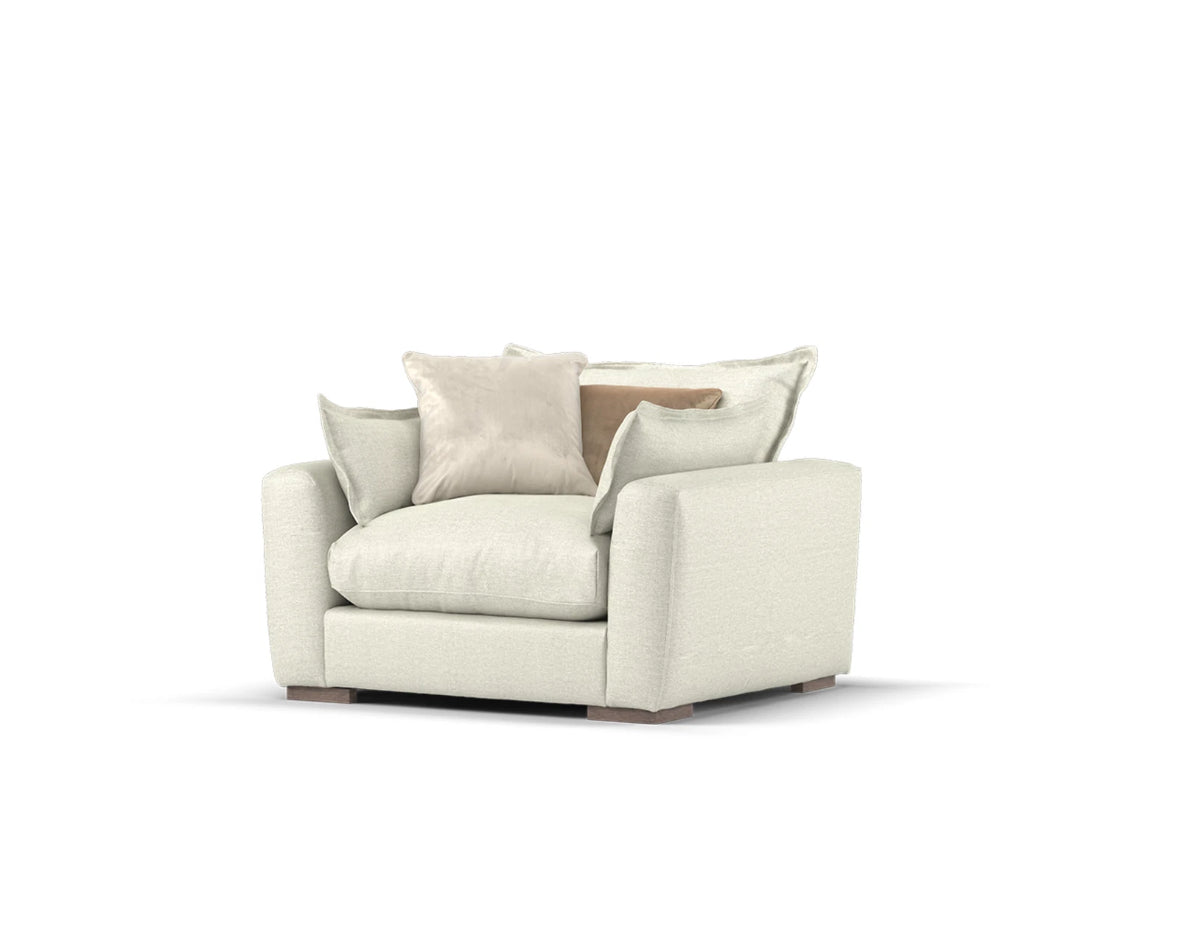 NEW Sofology Gaia Love Seat in Linen