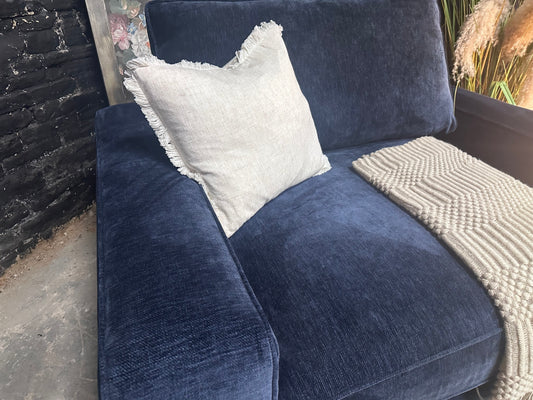 NEW Sofology Laurent Midnight Blue Love Seat - Rrp £1199