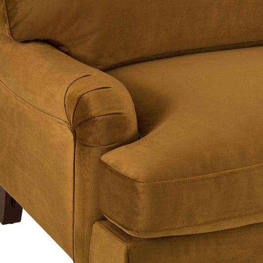 Dusk Hampshire 3 Seater Sofa in Muted Gold