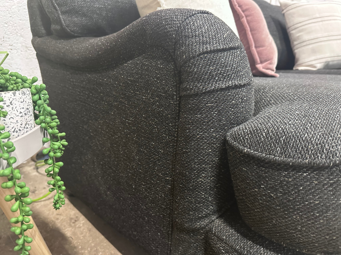 Next Coal Charcoal 2.5 Seater