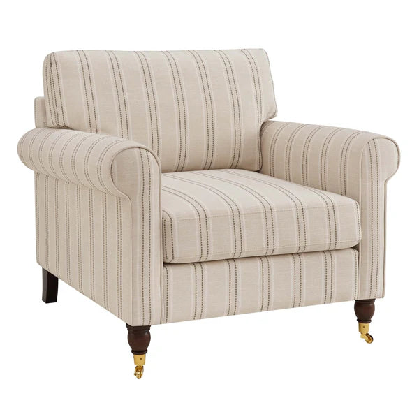 Dusk Sicily Armchair in Stripe