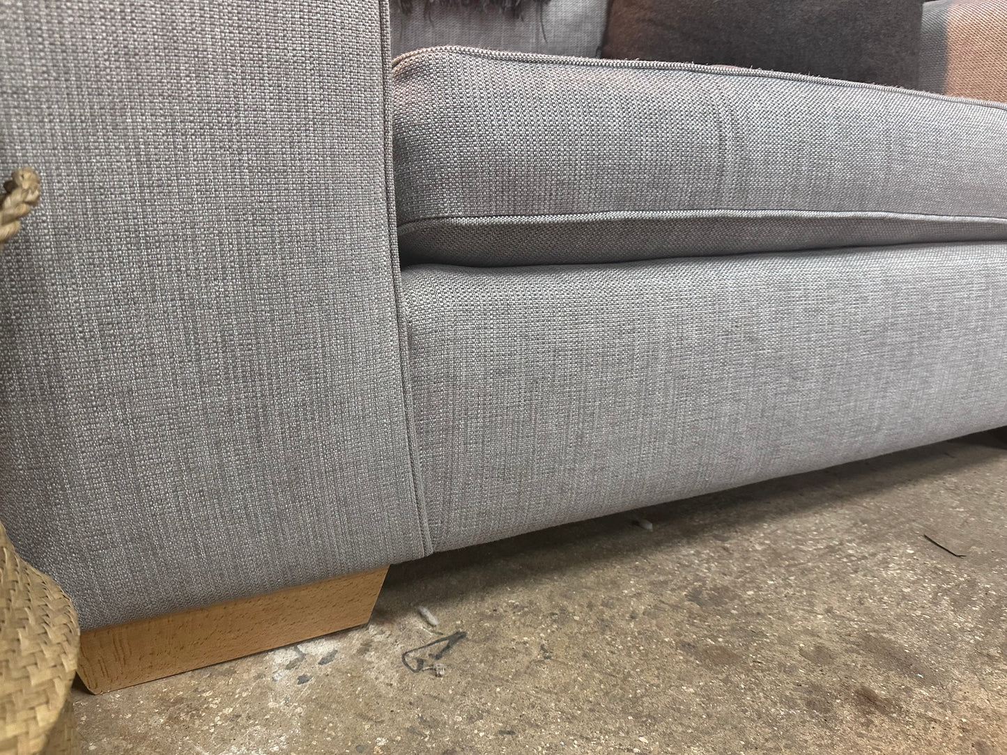Barker and Stonehouse Corner Sofa - grey mix