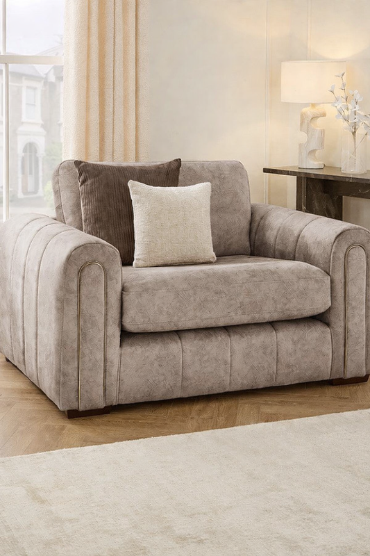 Very Amara Cuddle Chair in Stone
