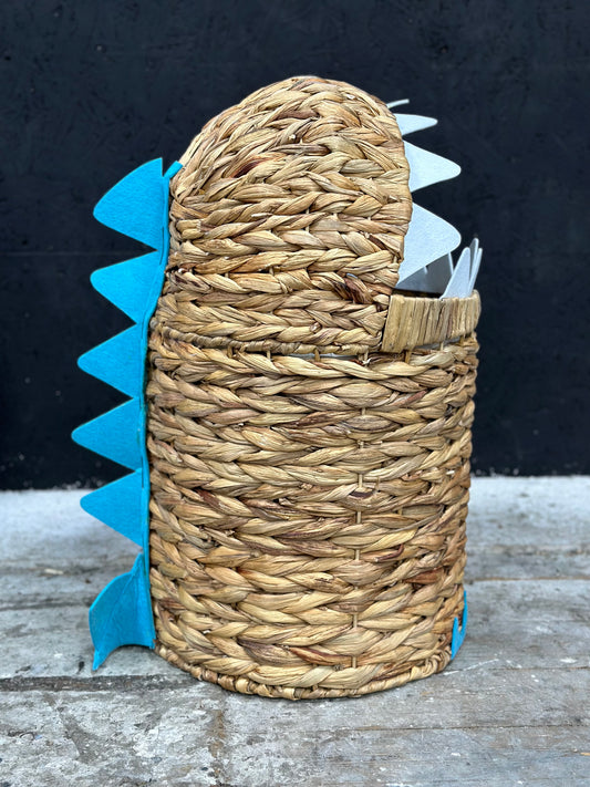 Dinosaur Water Hyacinth Toy/Wash Basket