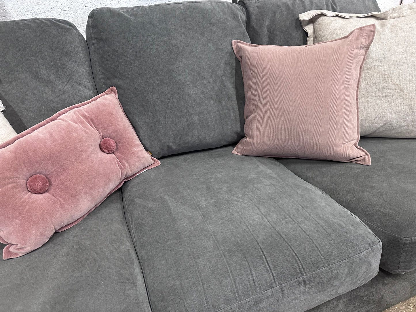 DFS Aqua Clean Chaise Sofa