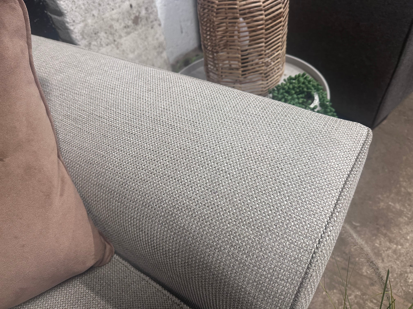 Barker & Stonehouse 3/4 Seater in Neutral Weave
