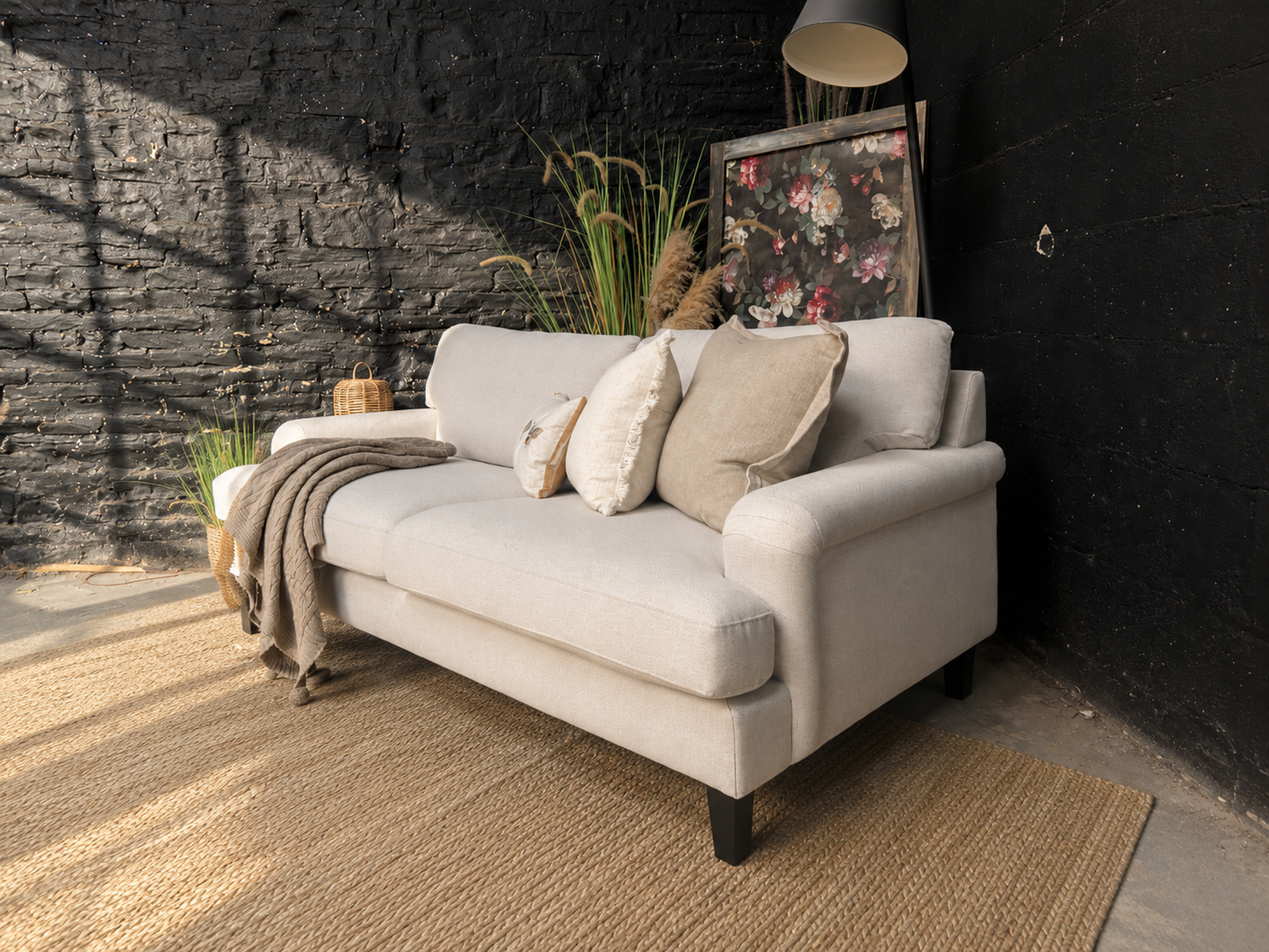 DFS 3 Seater Cream/Beige Sofa