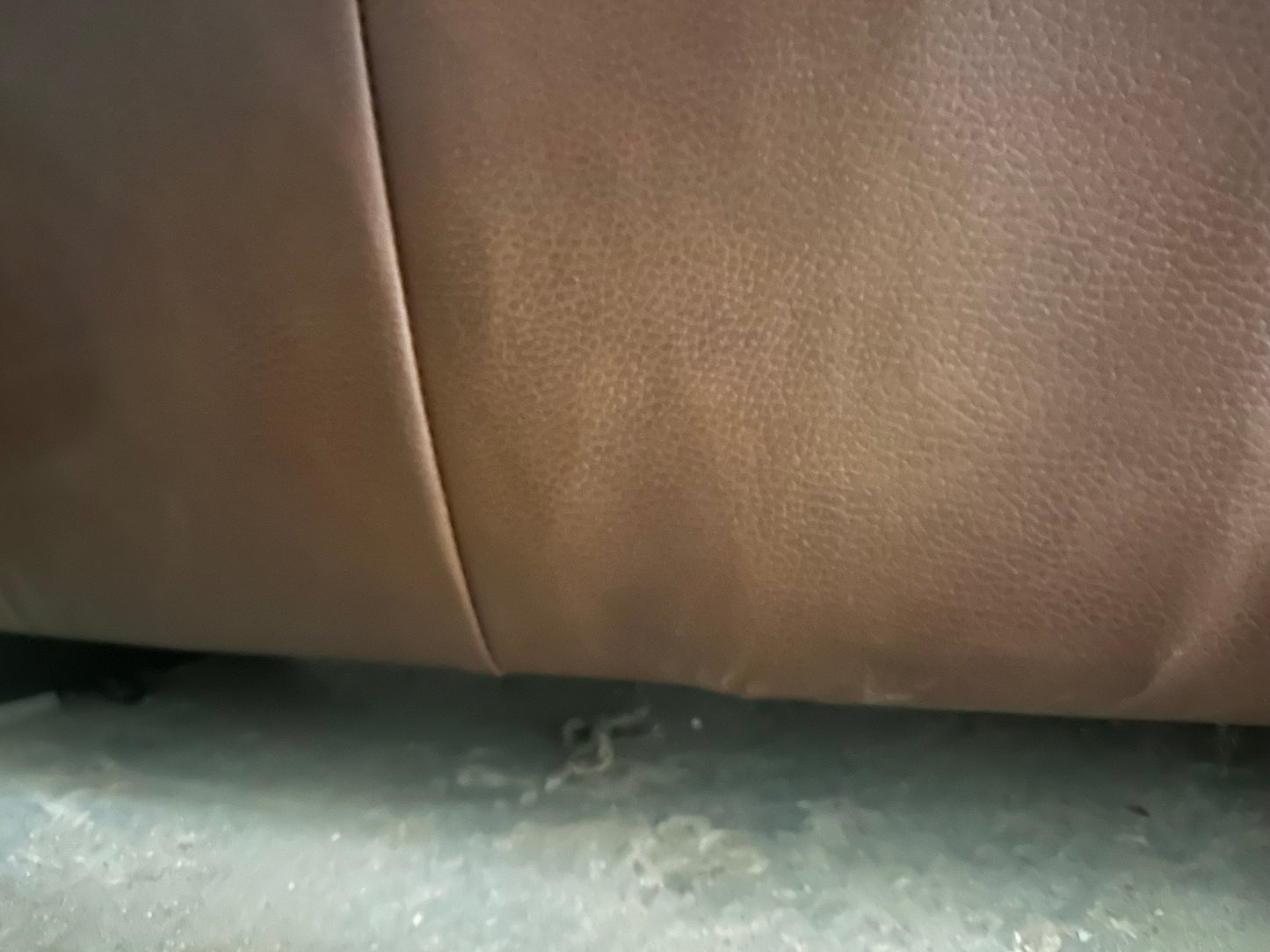 Italian brown 100% leather LHF SCATTER back Sofa