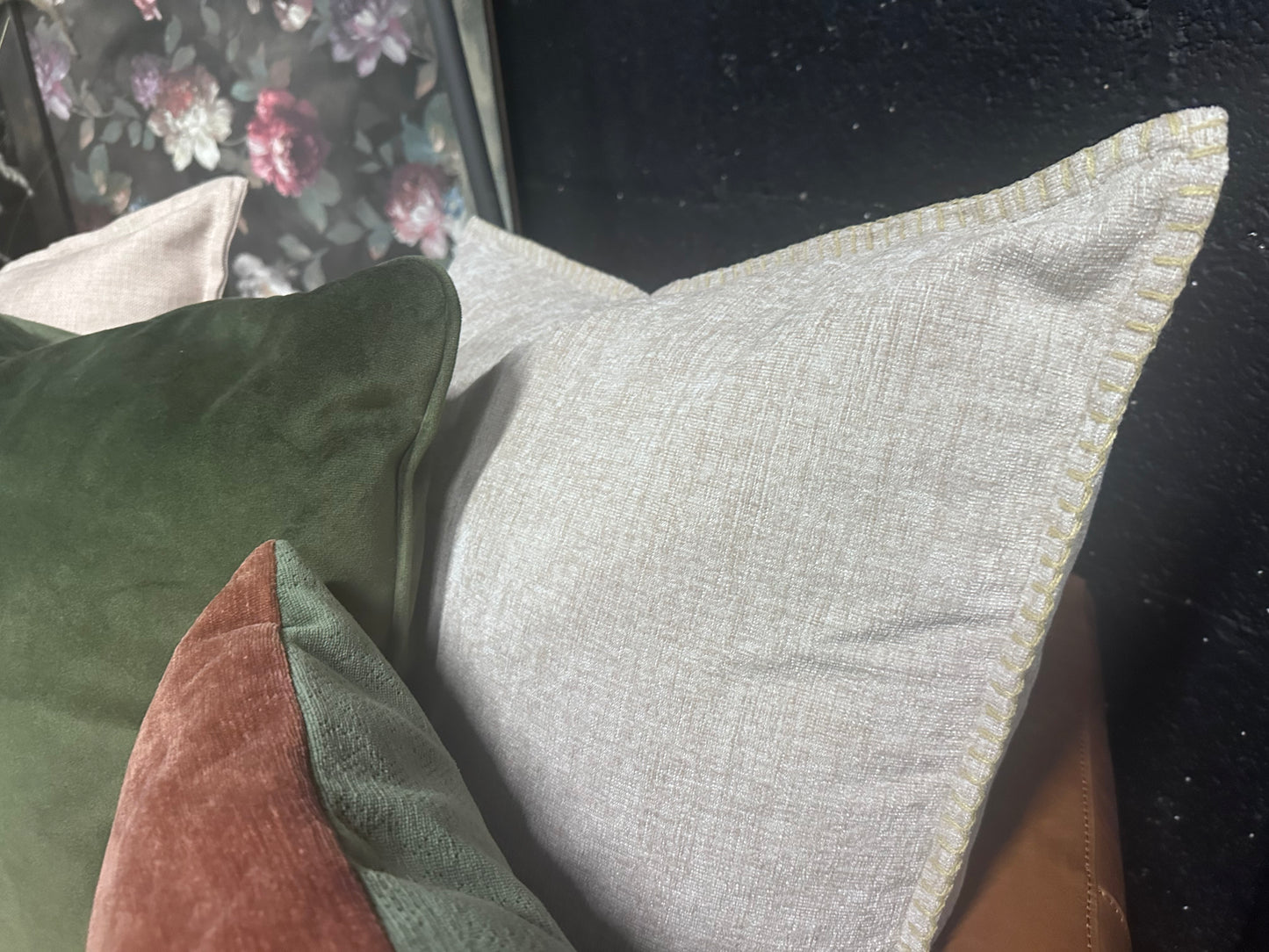 John Lewis Brown Soft Leather 3 Seater Sofa