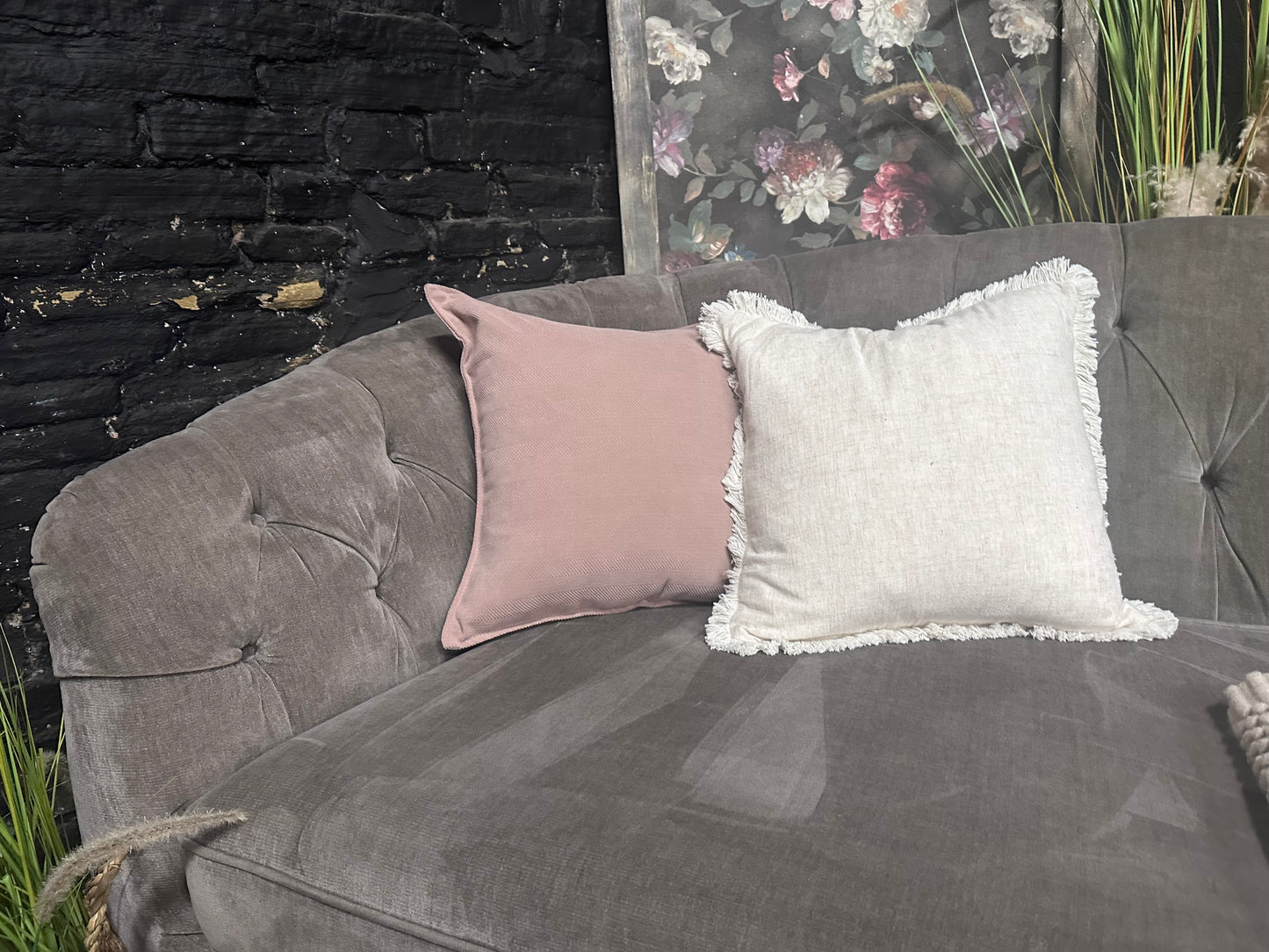 Sofology Bijou Split 4/5 Seater in Mink Velvet