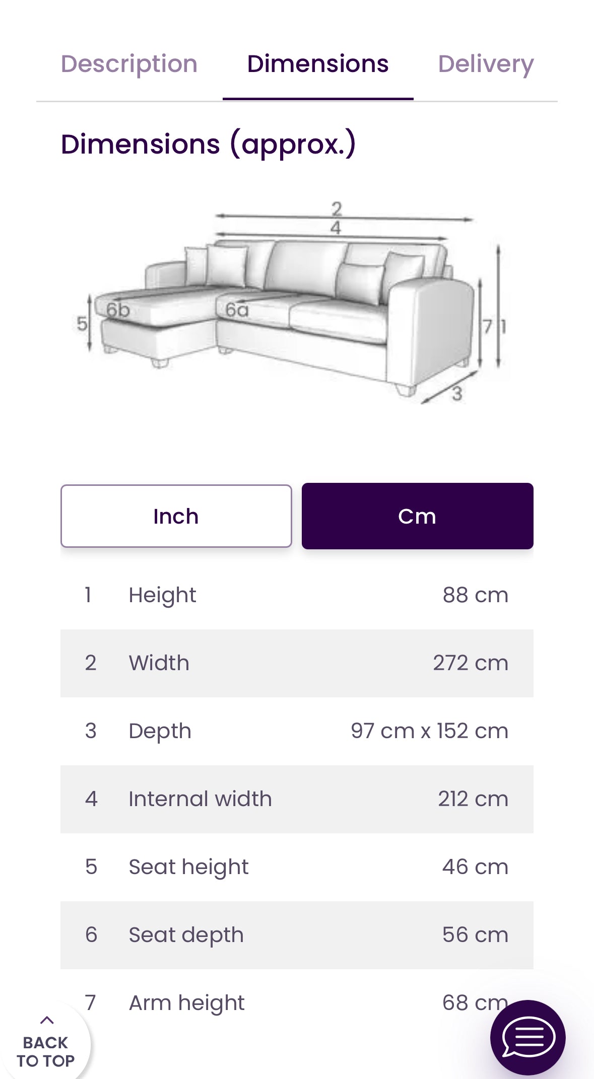 DFS Light Grey Chaise Sofa