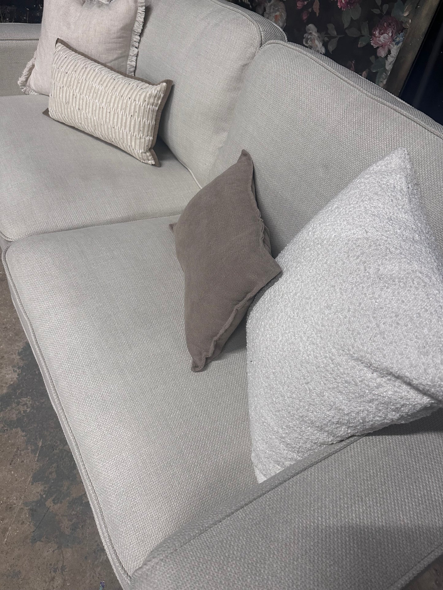 Soho 3 Seater and Love Seat Set - Cream Beige
