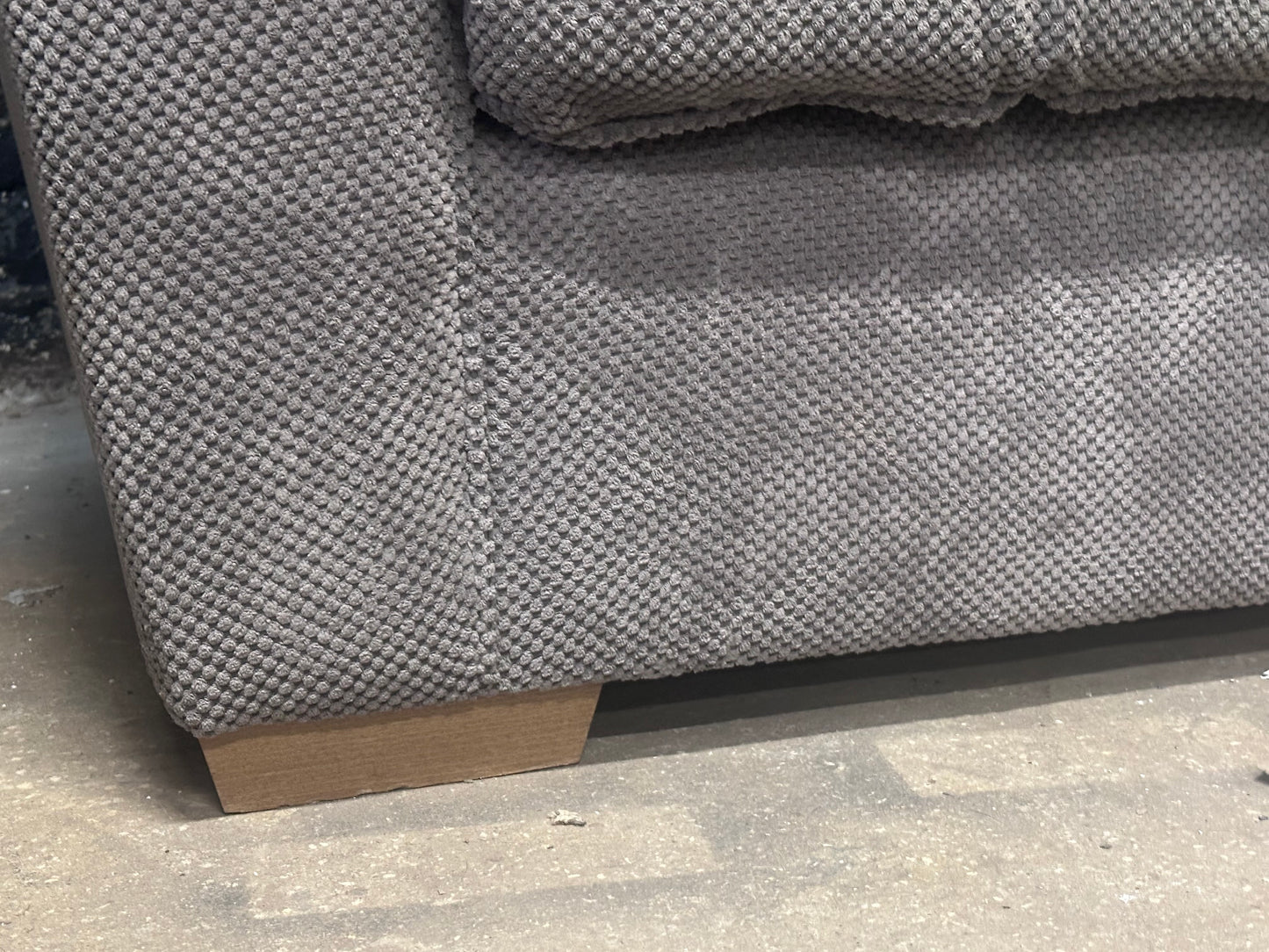Oak furniture Land Nebraska 3 and 2 Seater Sofa | Grey