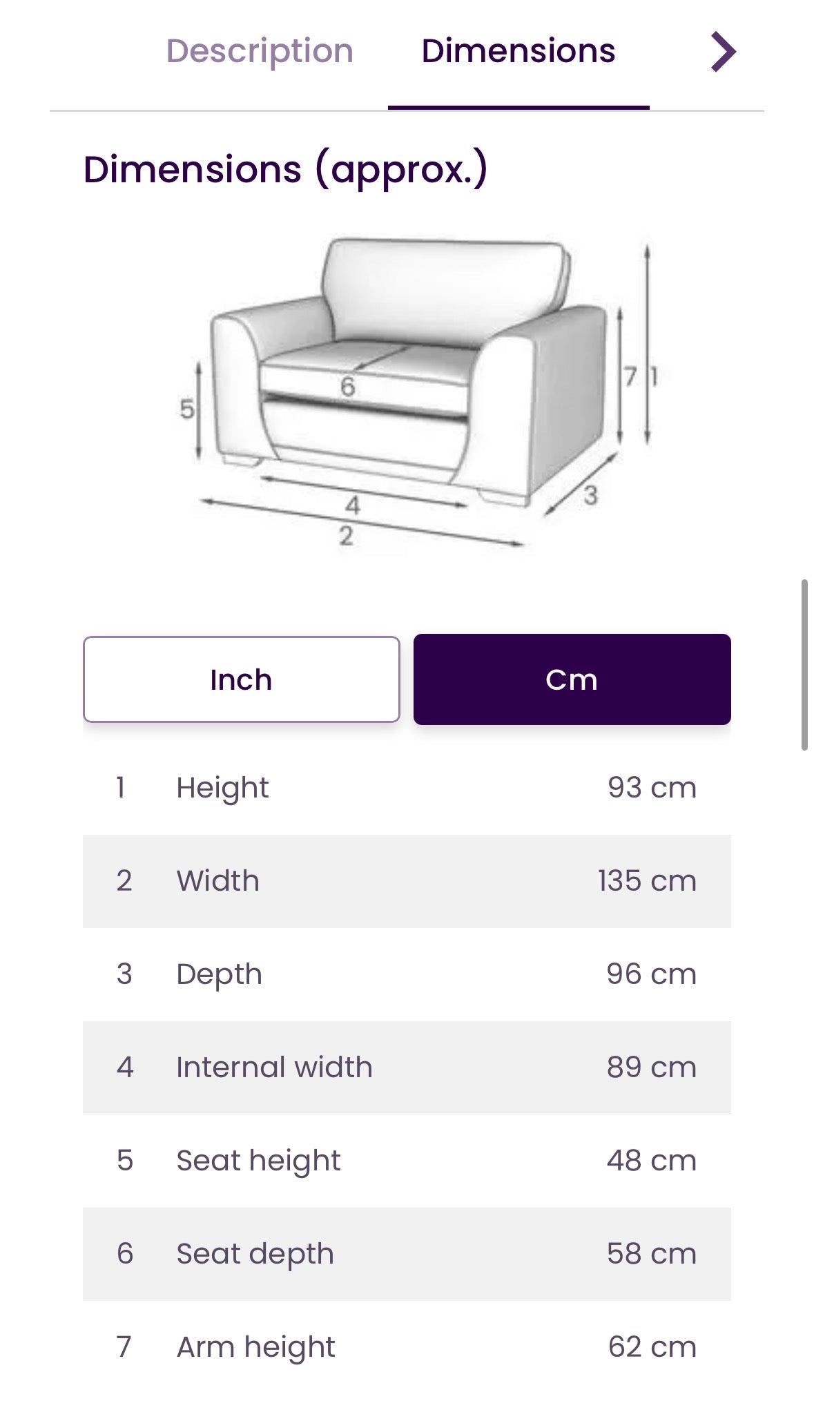 DFS Orka Love Seat