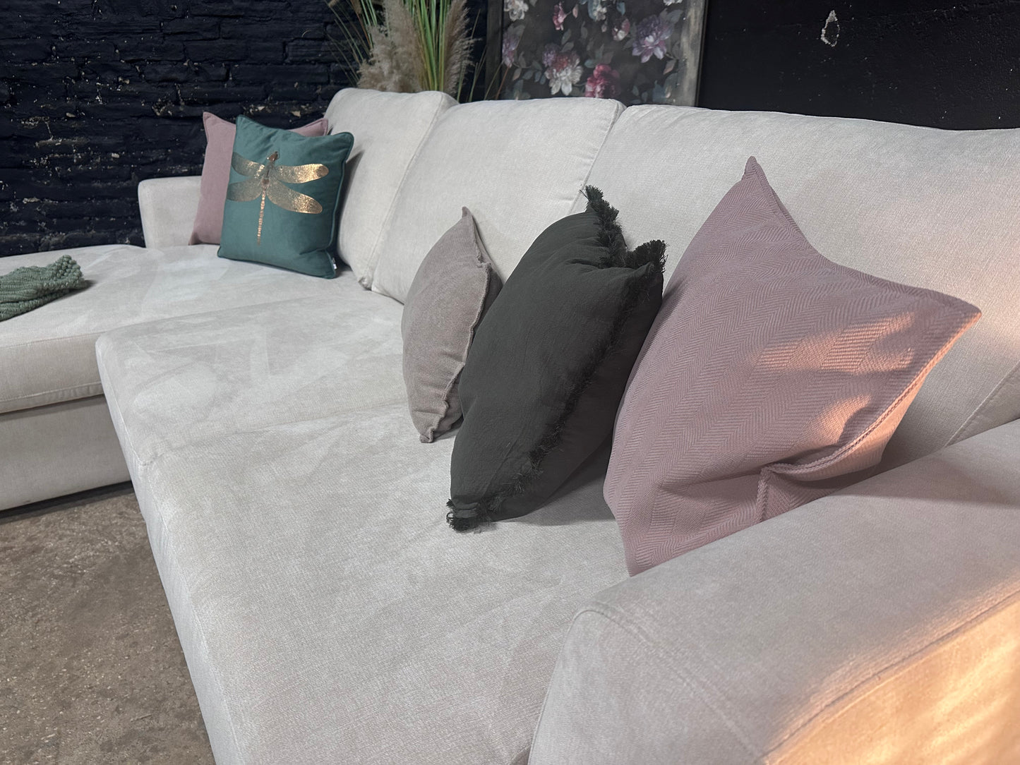 Dfs Freya 4 Seater Lounger with reversible chaise