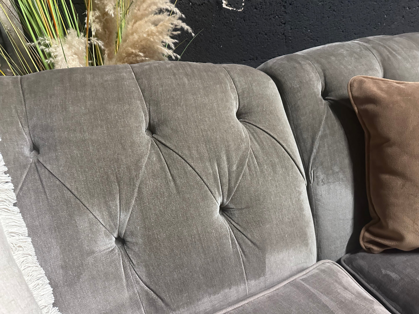 Sofology Bijou Split 4/5 Seater in Mink Velvet