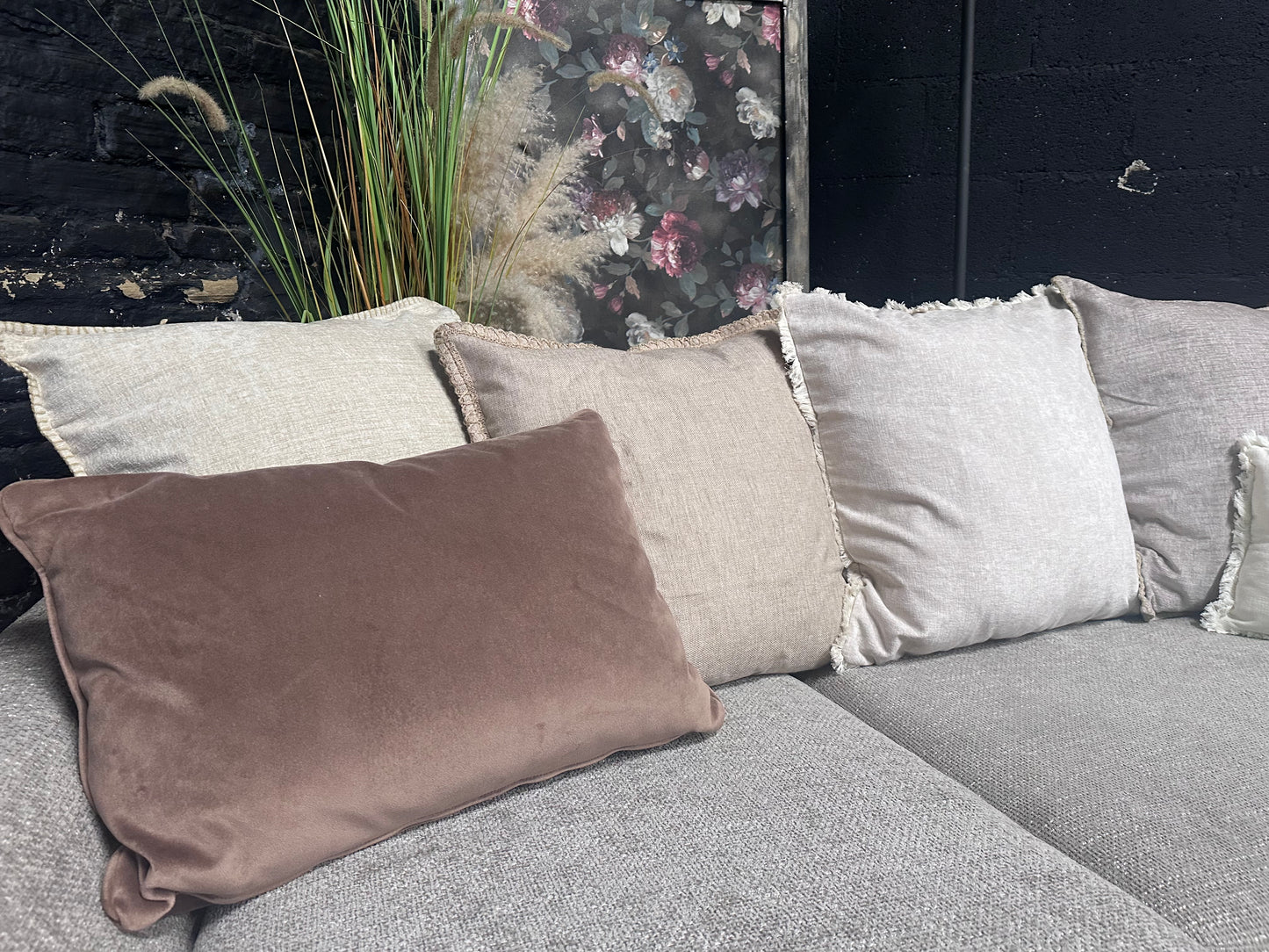 Sofology U Shape Cinema Sofa Stone/Mink