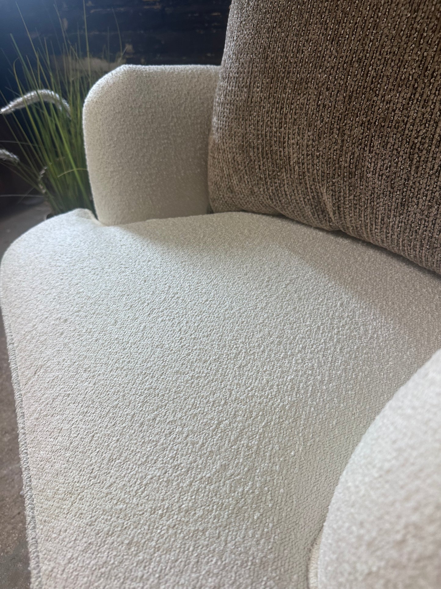 DFS Orka Forest Green Velvet Armchair