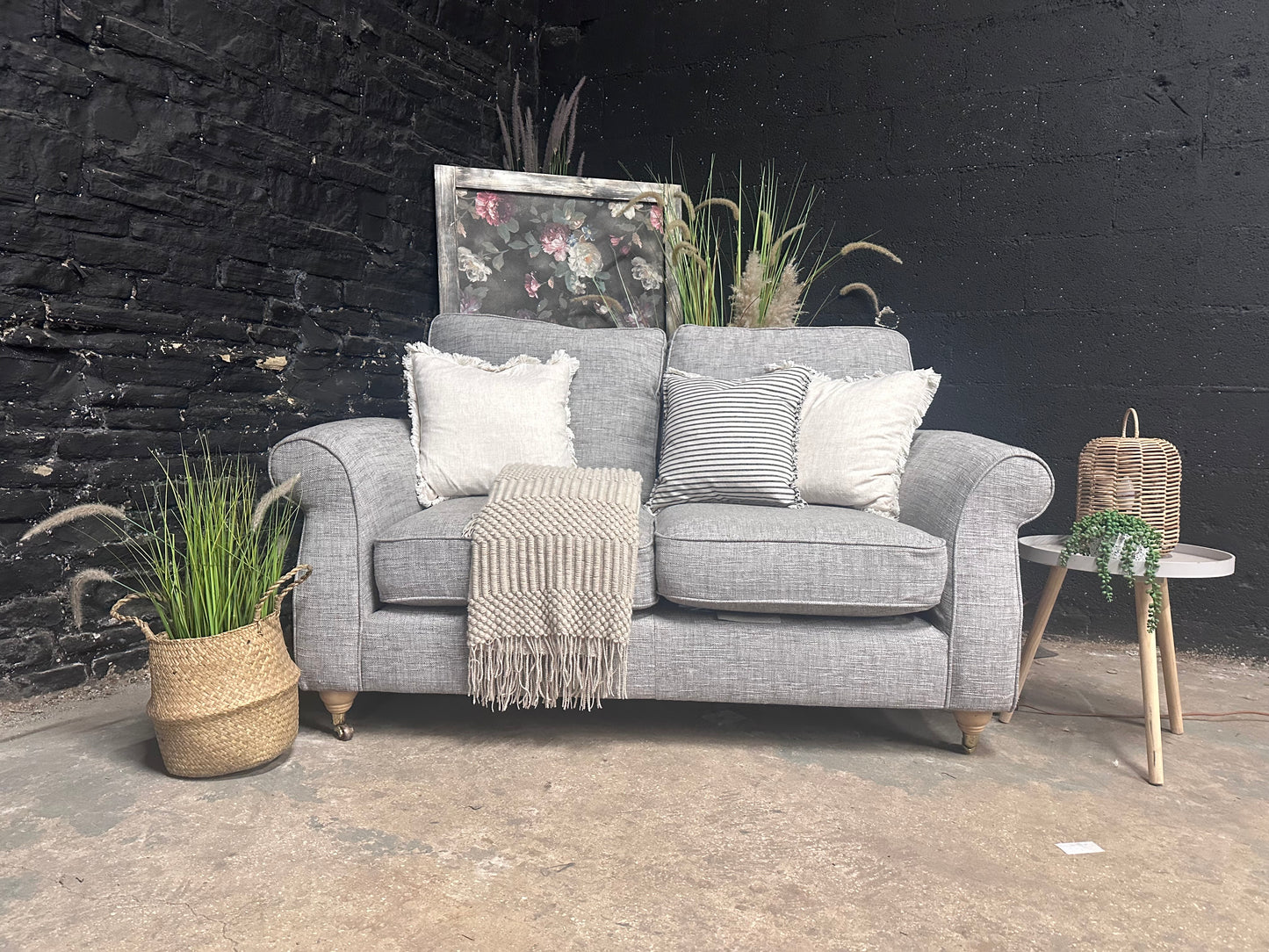 Next Ashford Grey 2 Seat Sofa