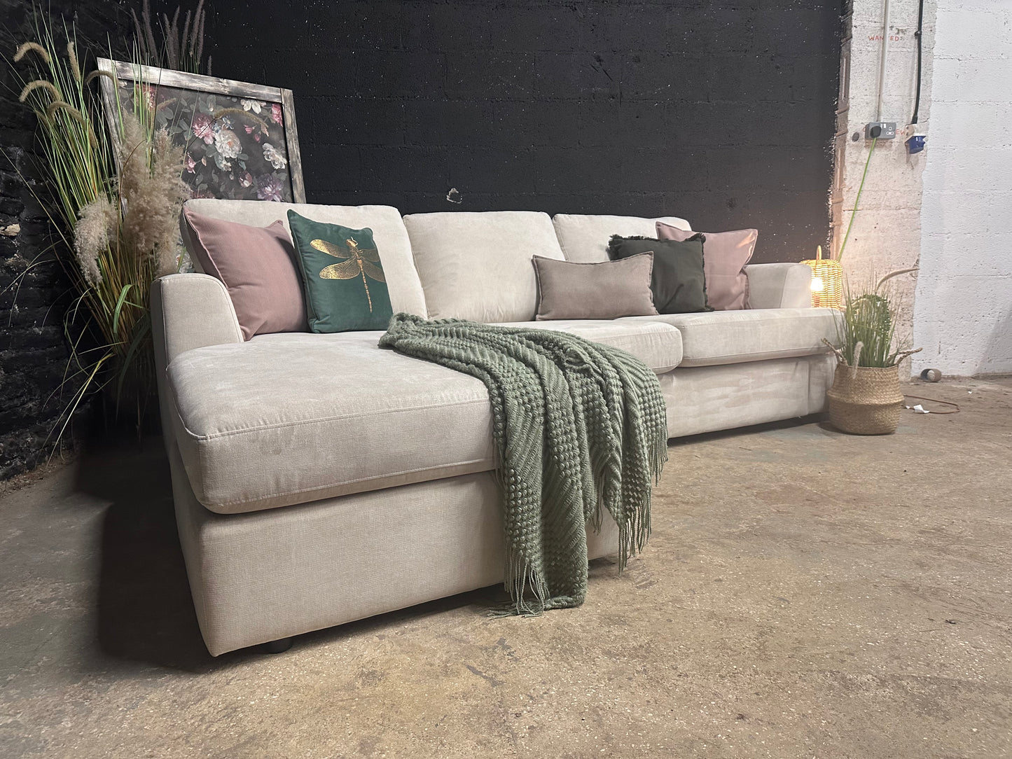 Dfs Freya 4 Seater Lounger with reversible chaise