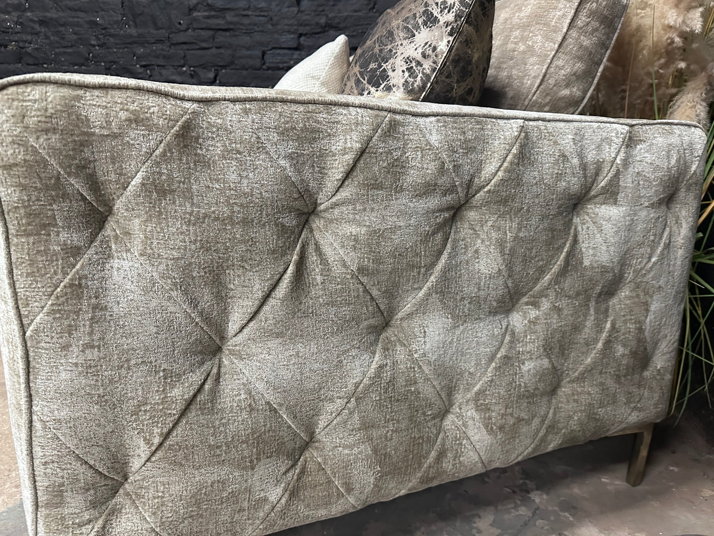 Sofology Ex Display Love Seat in Beige