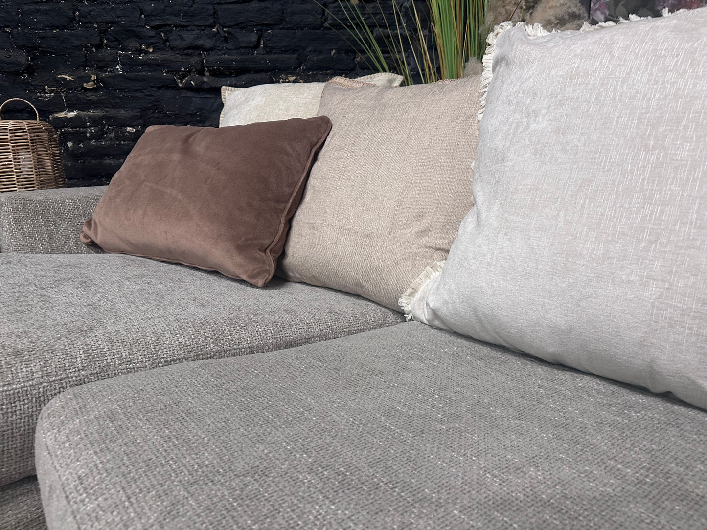 Sofology U Shape Cinema Sofa Stone/Mink