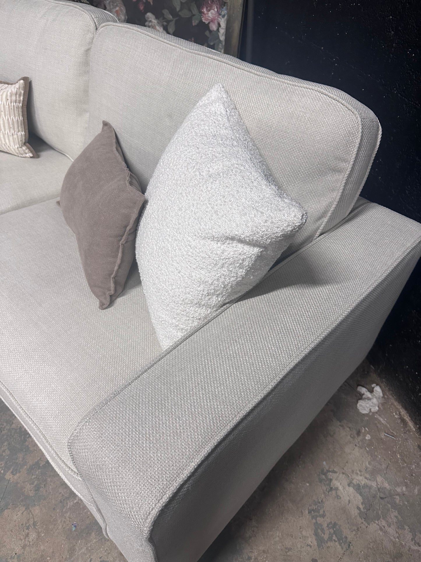 Soho 3 Seater and Love Seat Set - Cream Beige