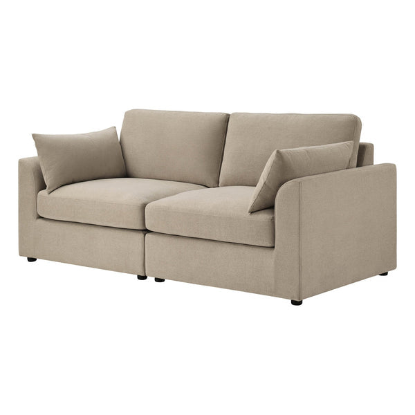 Dusk Miami Split 2 Seater Sofa - Chenille Oatmeal