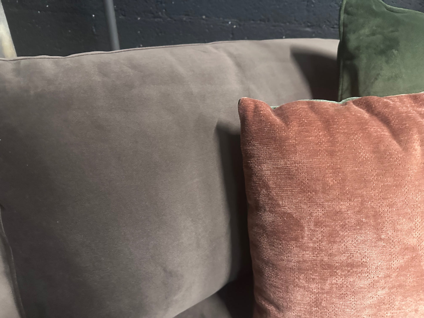 Dusk 3 Seater Sofa in Cappuccino Velvet