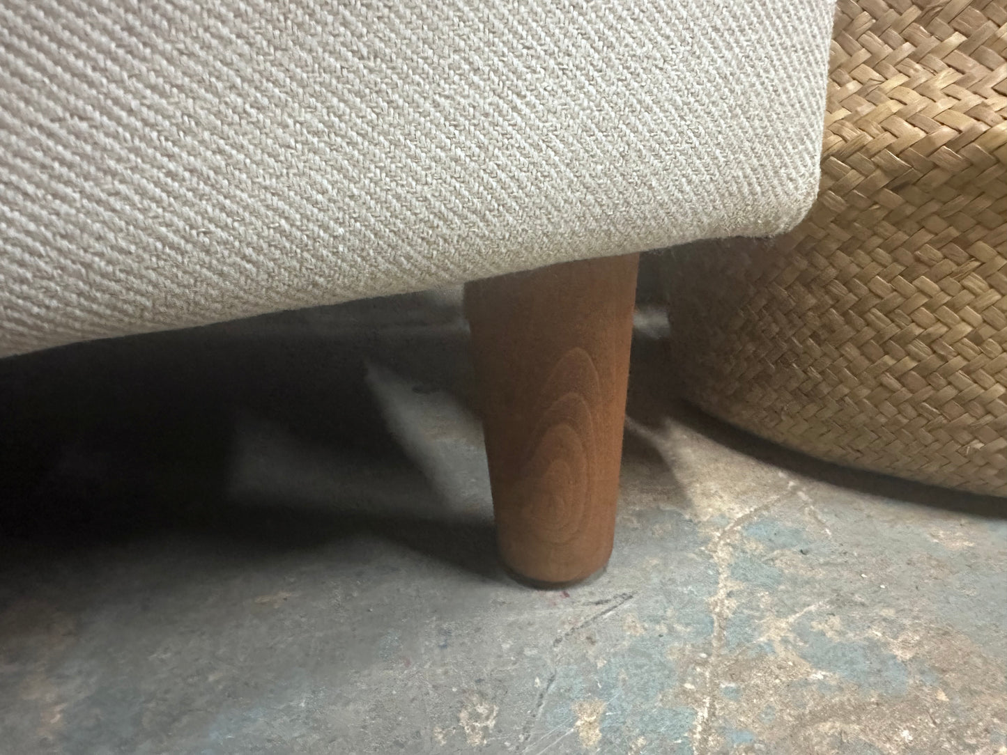 Left Hand Beige Corner Chaise - Payton