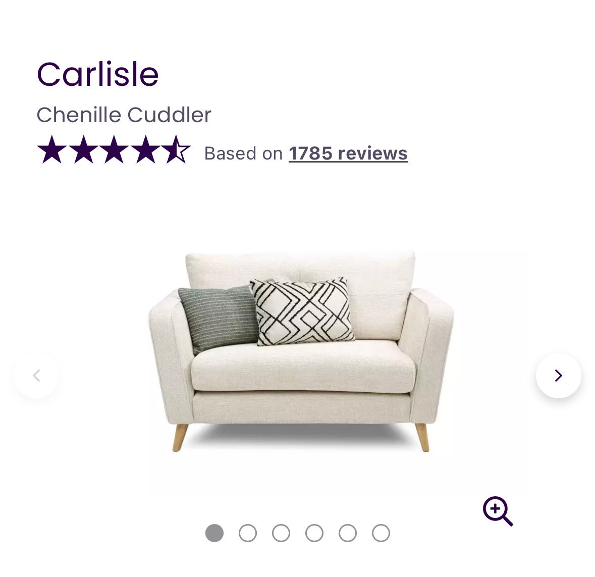 Carlisle Cuddler by French Connection in Beige