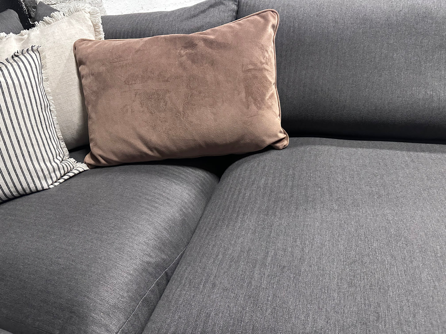 Barker & Stonehouse Floyd Charcoal Grey Corner Sofa