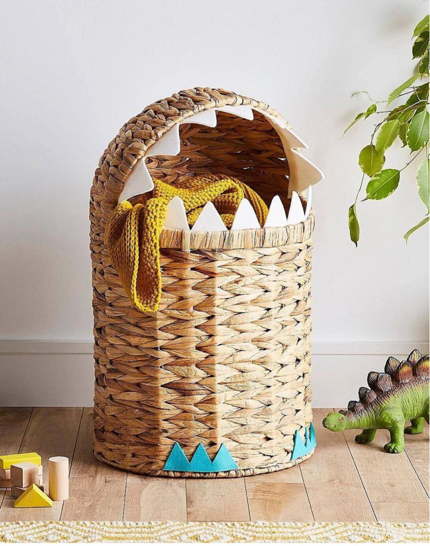 Dinosaur Water Hyacinth Toy/Wash Basket