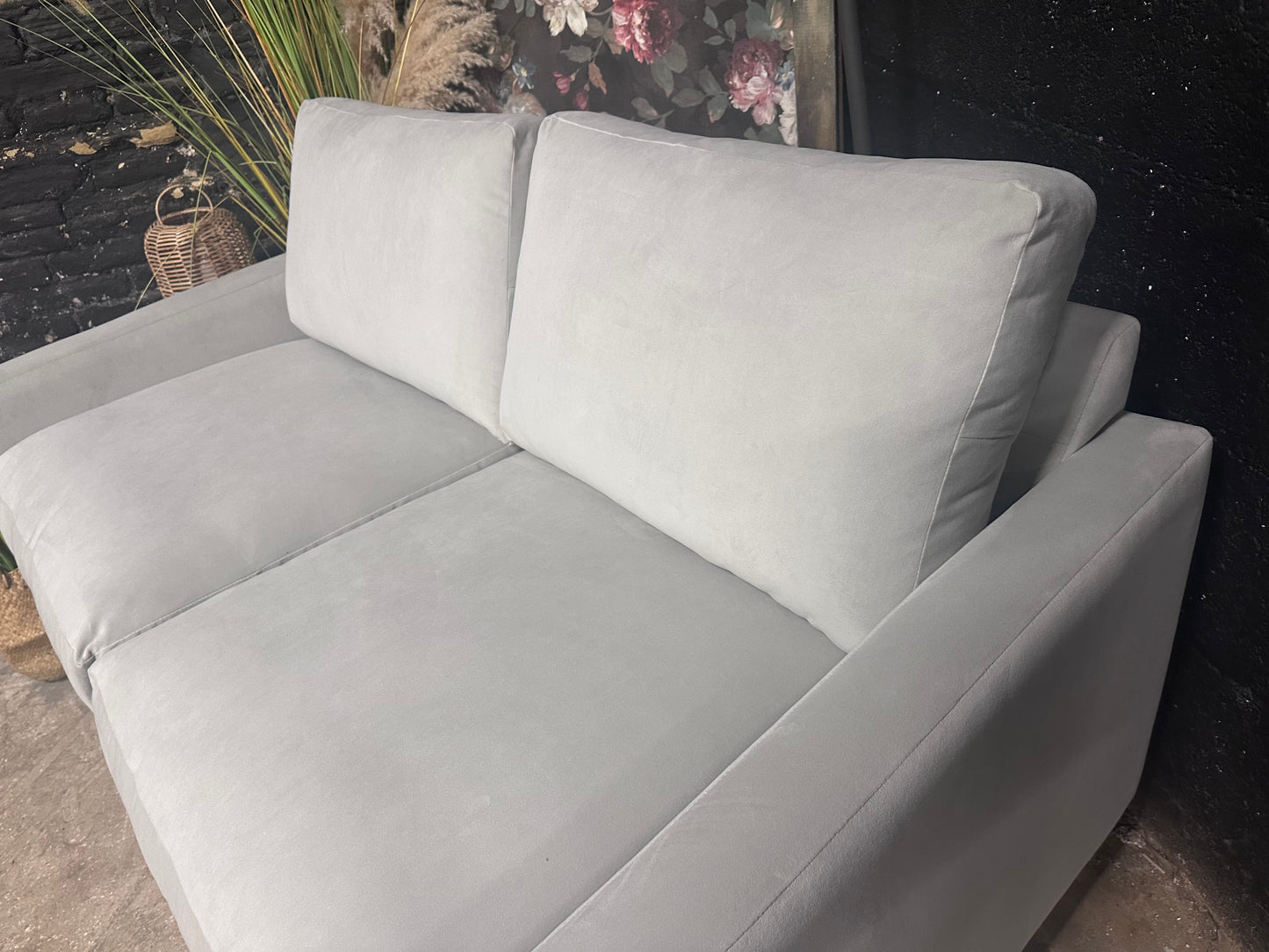 Willow and Hall Foxham 2 Seater Sofa in Whisper Velvet