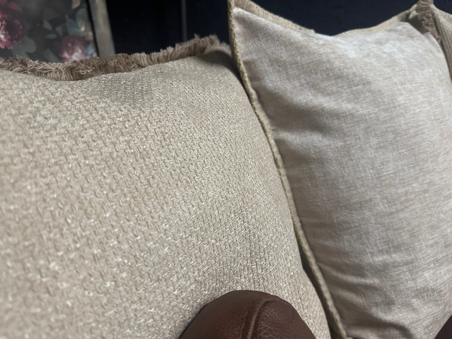 Italian brown 100% leather LHF SCATTER back Sofa