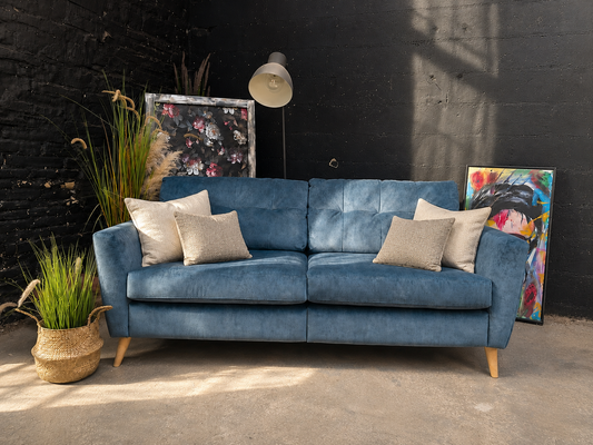 Dfs New Studio 3 Seater Motion Sofa in Ocean