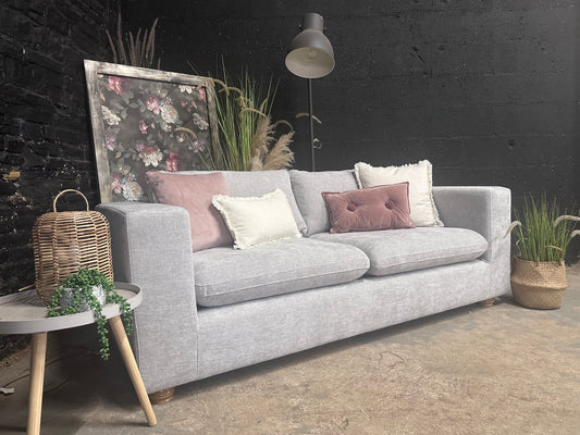 Stone Grey 3 Seater Sofa - Very
