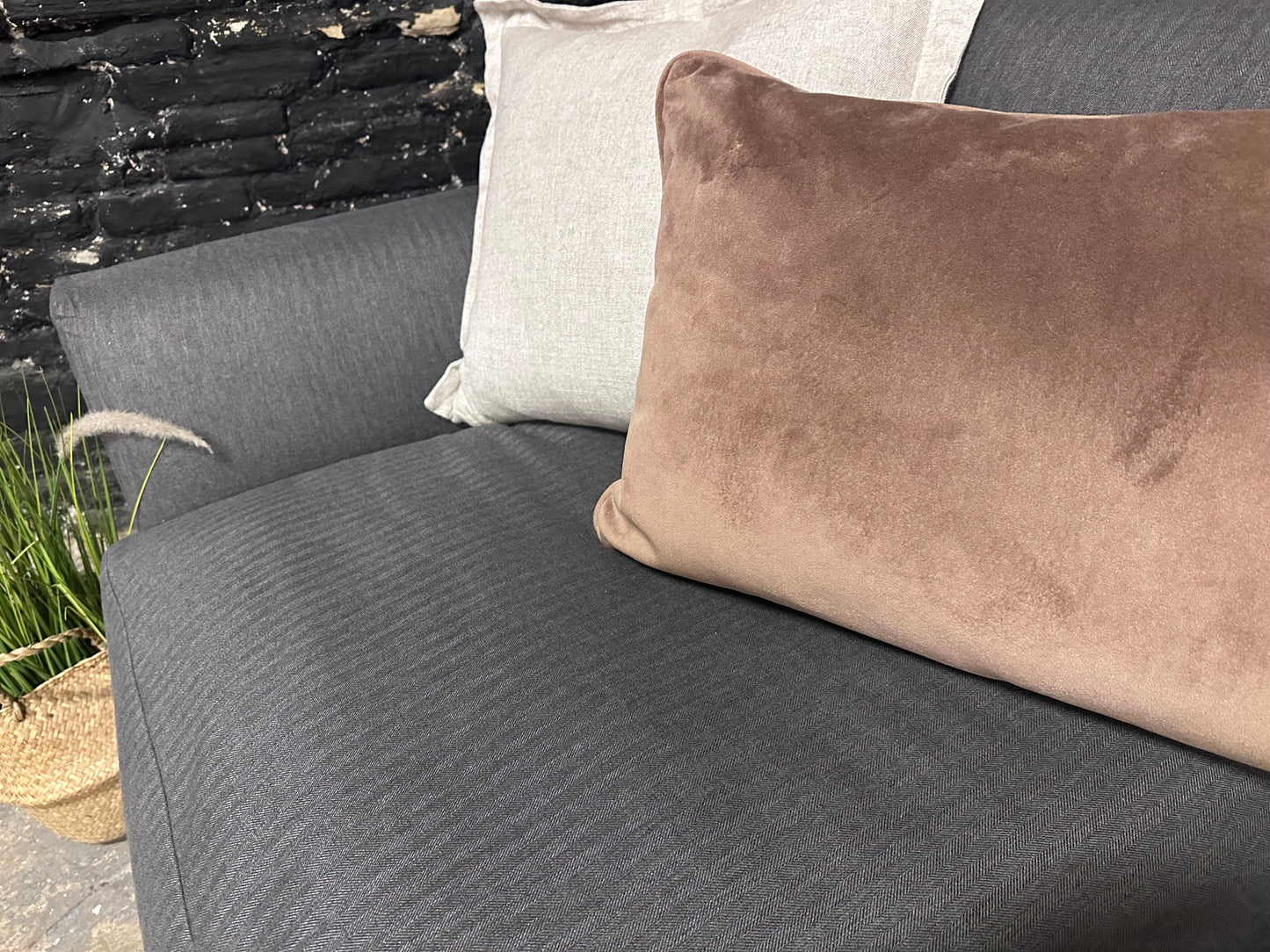 Barker & Stonehouse Floyd Charcoal Grey Corner Sofa